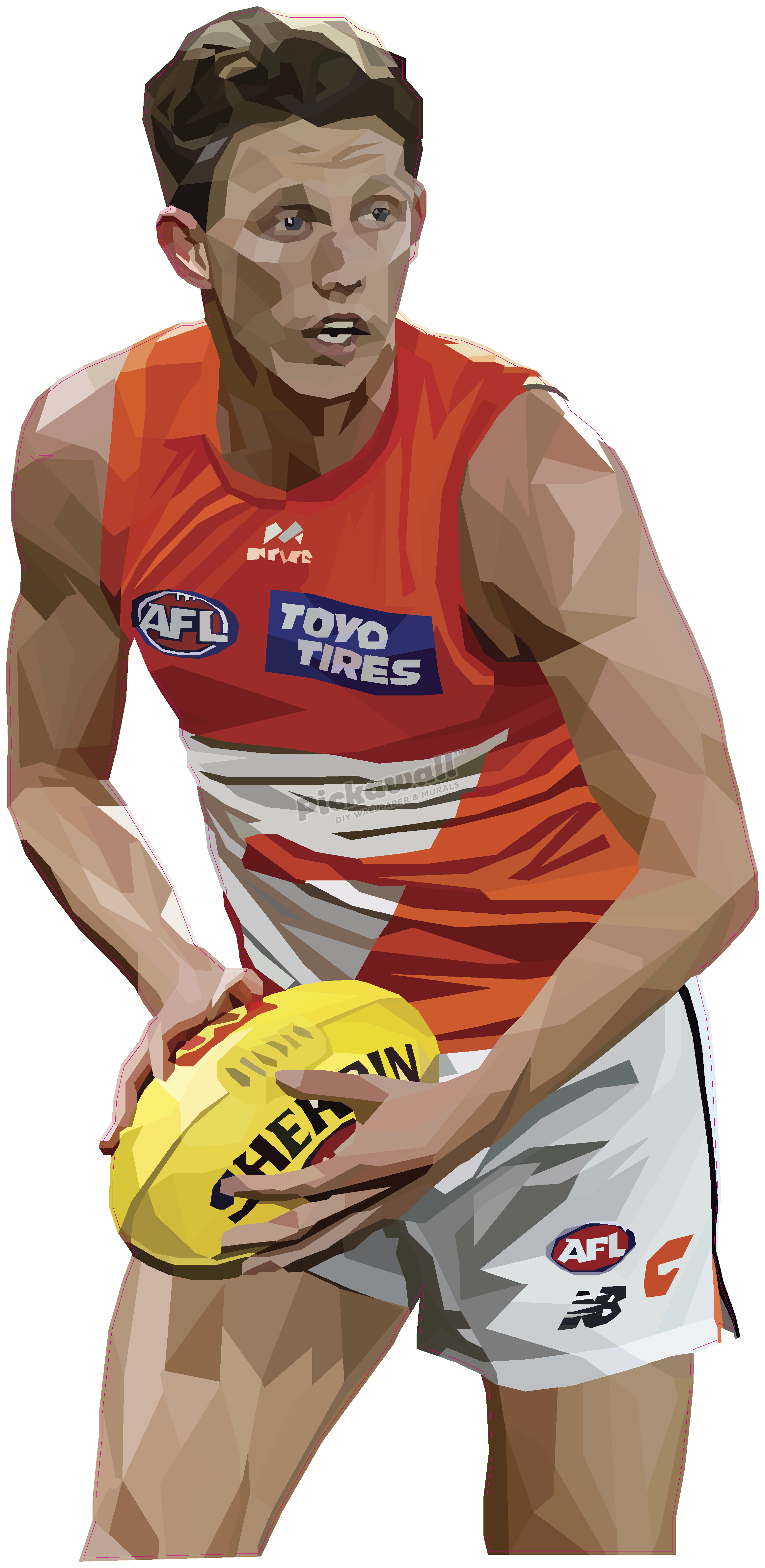 Lachie Whitfield Decal by DG Designs X AFL