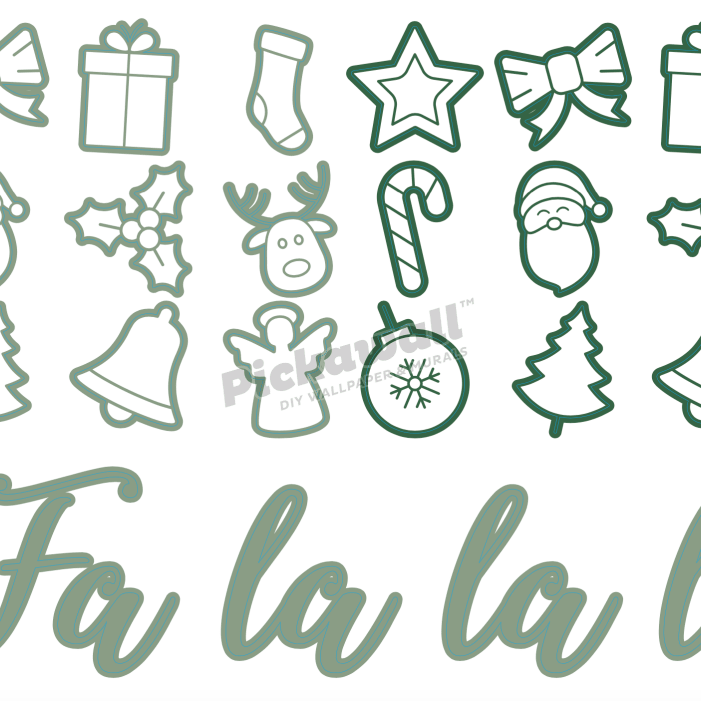 Fa La La La La Decals - Pickawall