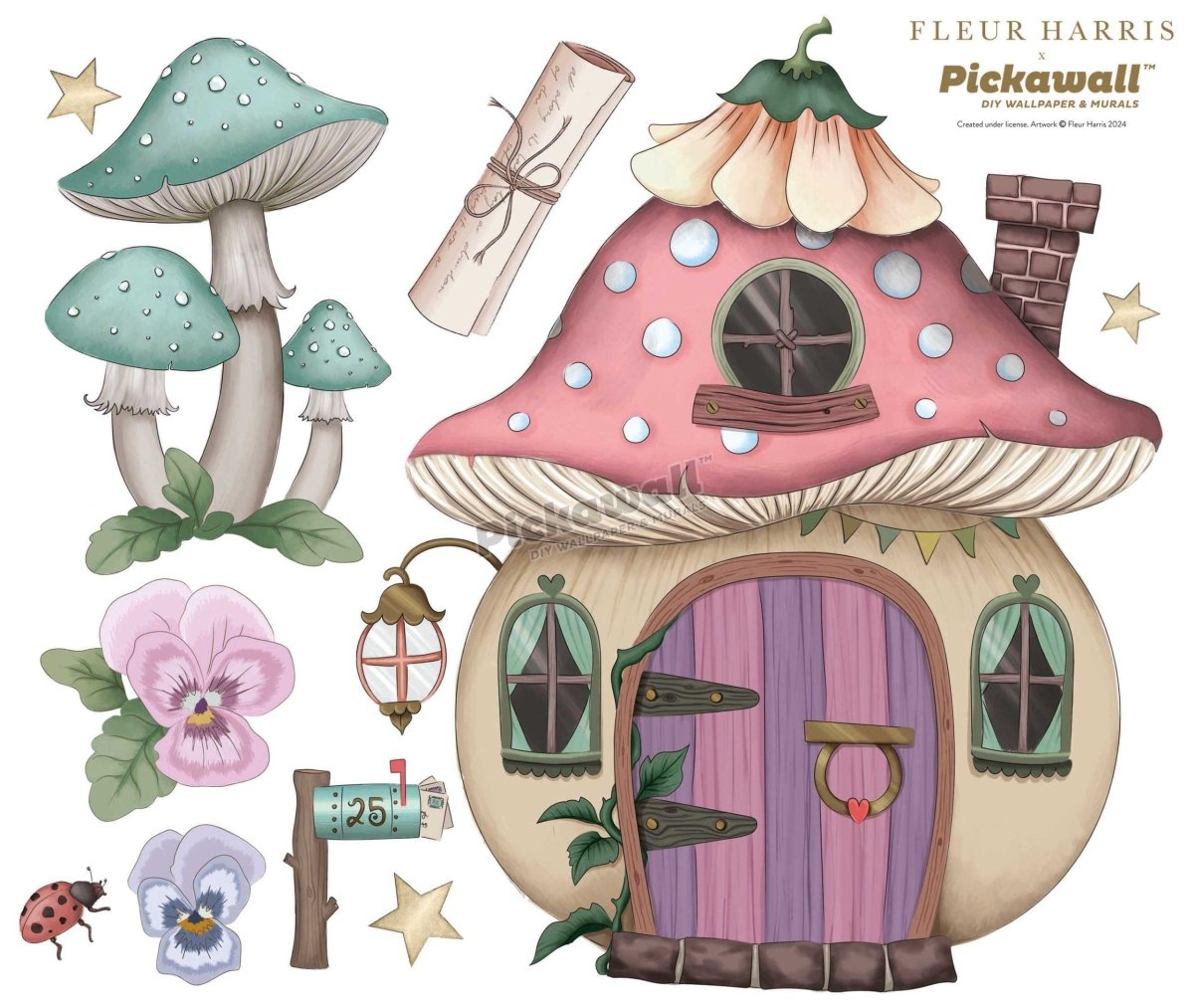 'Fairyhouse' icon Decals by Fleur Harris - Pickawall