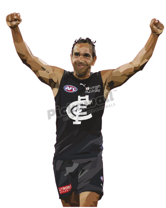 Eddie Betts by DG Designs X  AFL - Eddie Betts Decal image
