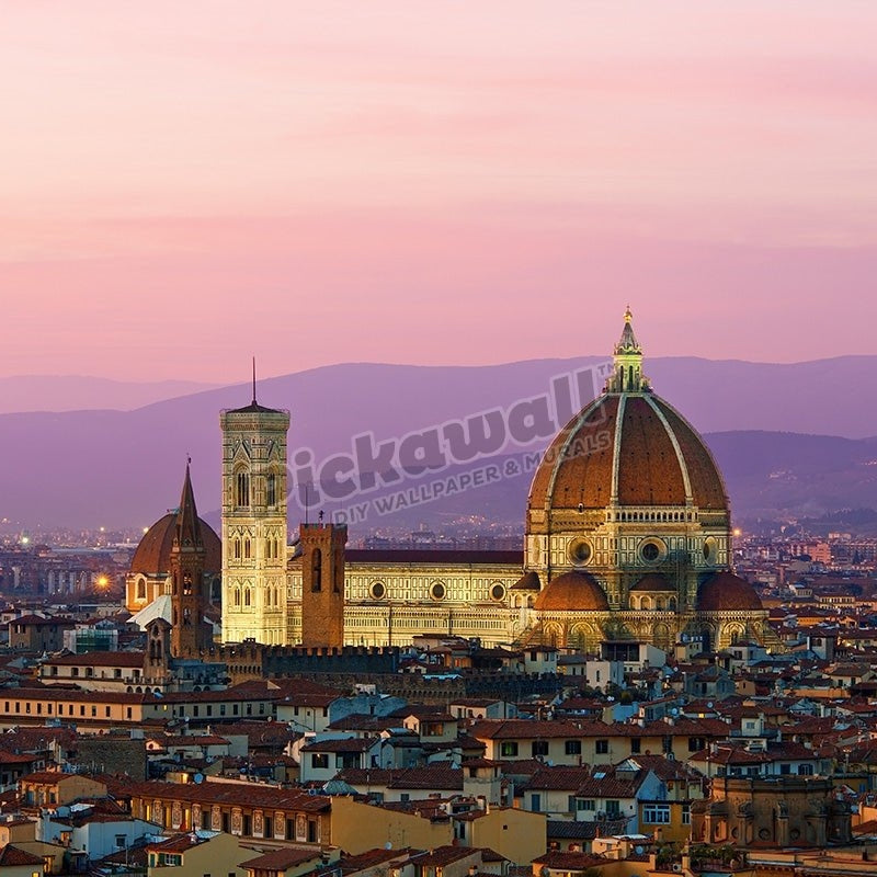 Florence, Santa Maria del Fiore at night - Pickawall