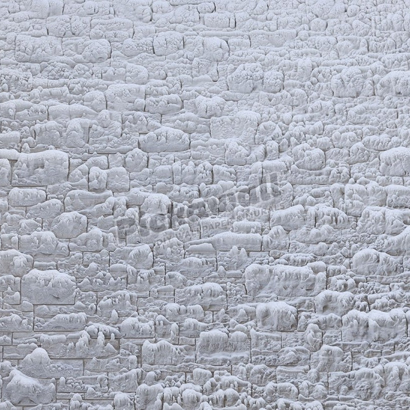 Frozen stone wall - Pickawall