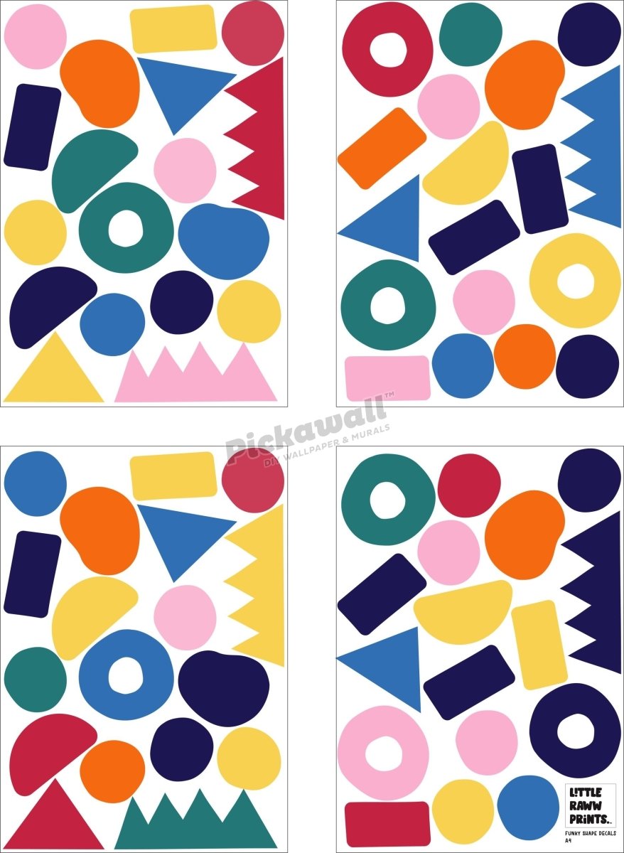Funky Shape Decals by Little Raww - Pickawall