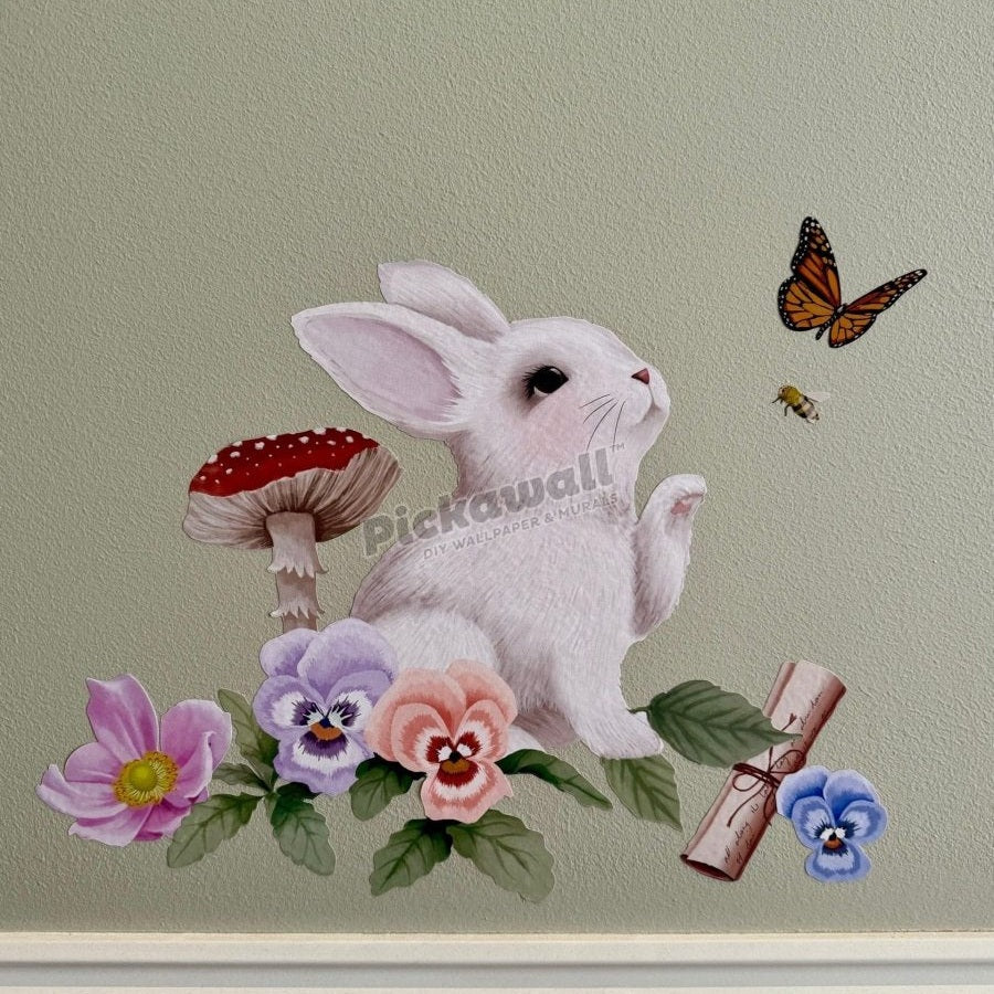 'Garden of Dreams - Bunny' Decals by Fleur Harris - Pickawall