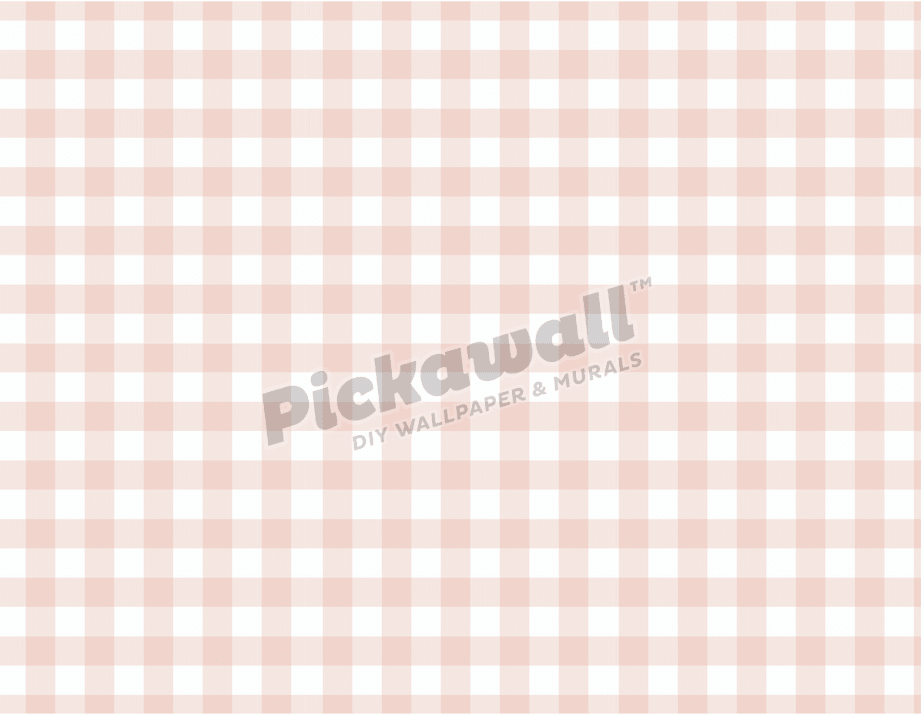 Gingham Pink - Pickawall