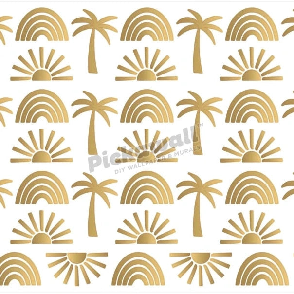 Golden Tropical Decals - Pickawall