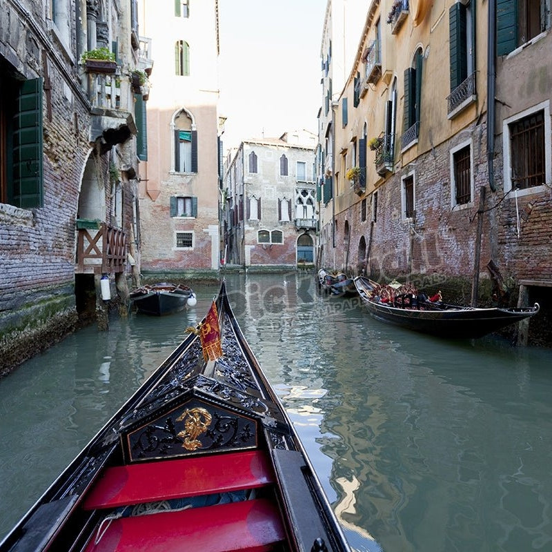 Gondolas canal Venice, Italy - Pickawall