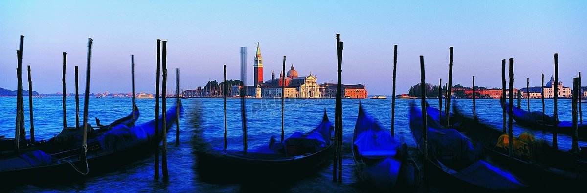 Gondolas, Venice, Italy 2 - Pickawall