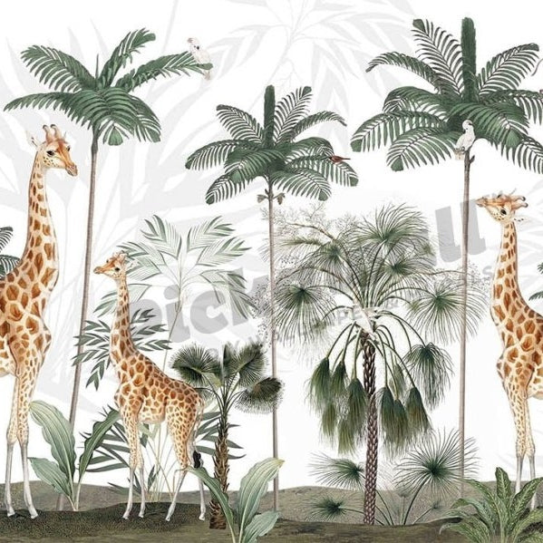 Gracious Giraffes by Kikki Belle - Pickawall