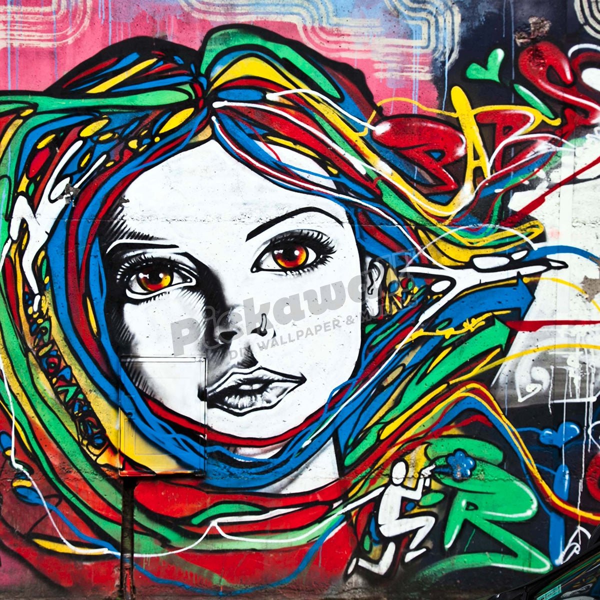 Graffiti on wall - Pickawall