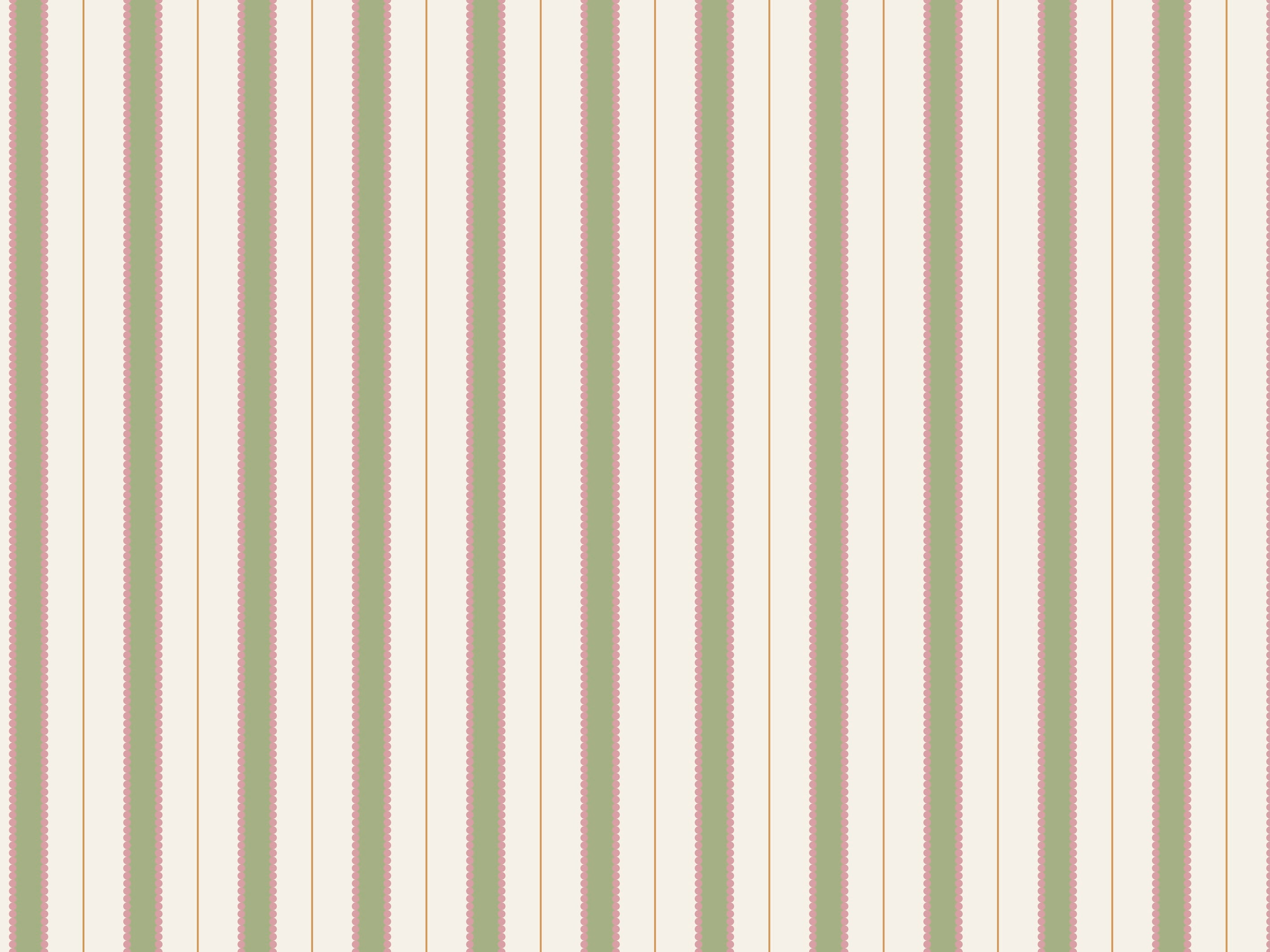Red Blue Scallop Stripes