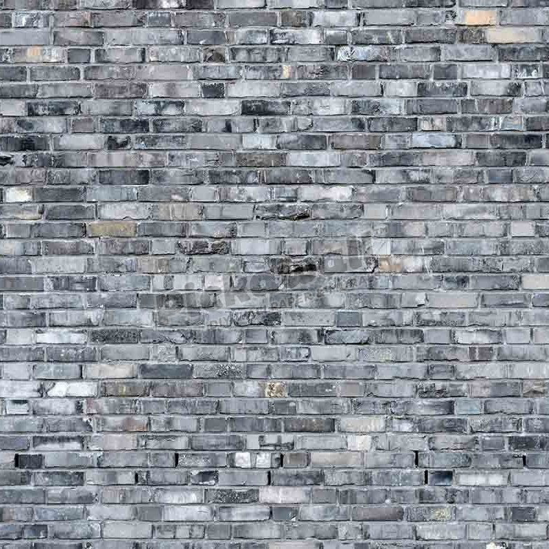 Grey color brick wall background - Pickawall