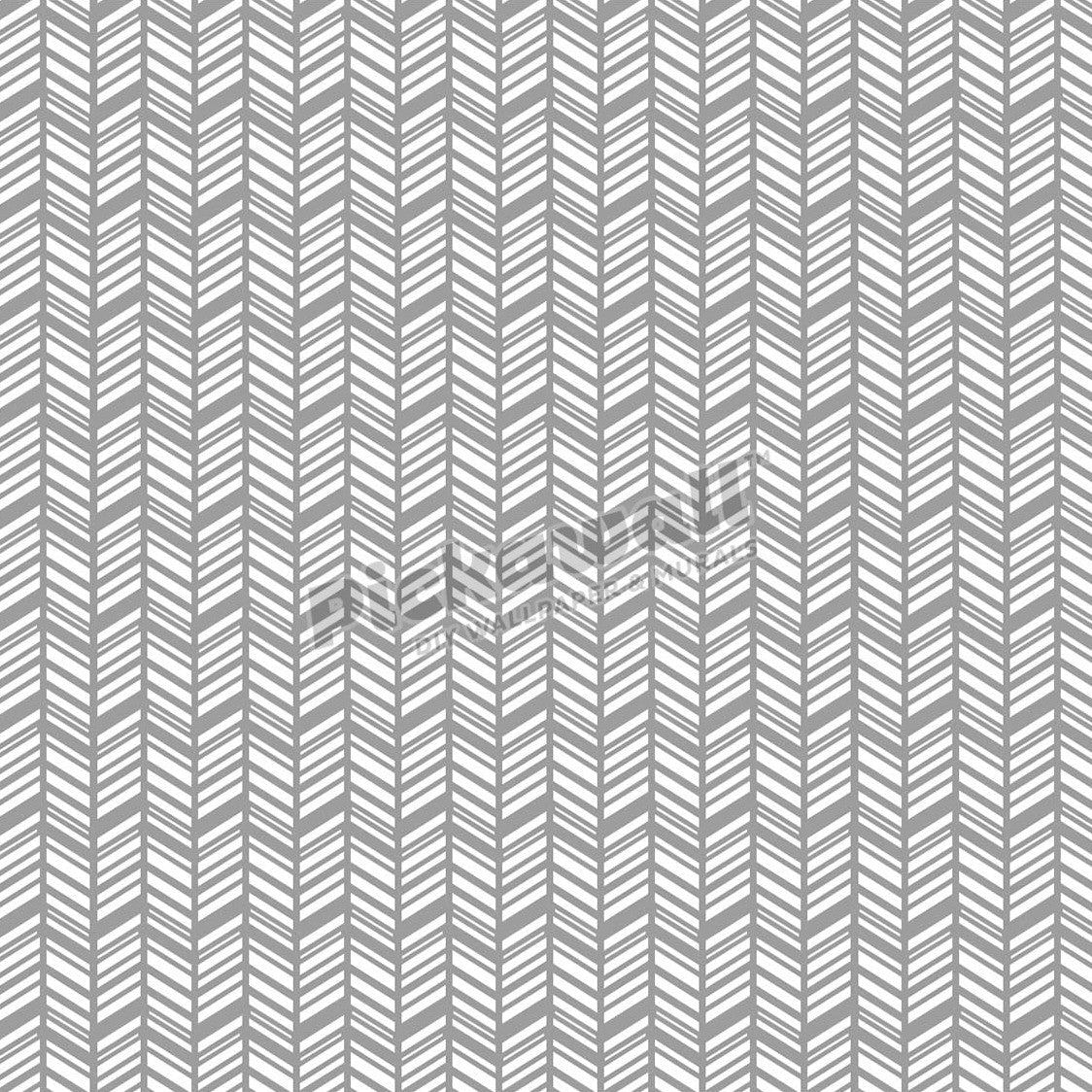 Herringbone Grey Pattern - Pickawall