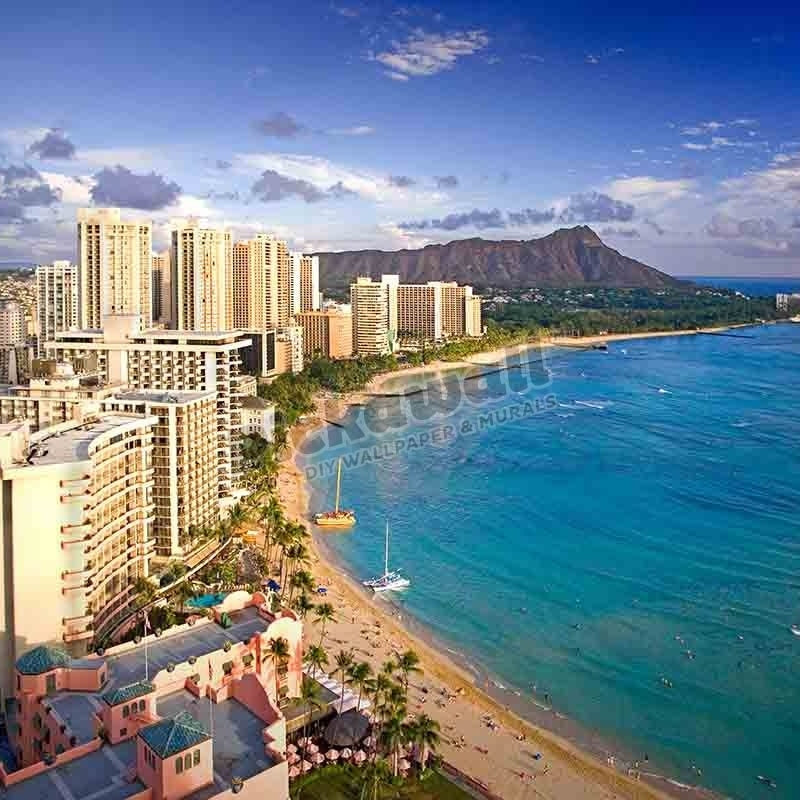 Honolulu City Oahu Island Waikiki Beach - Pickawall