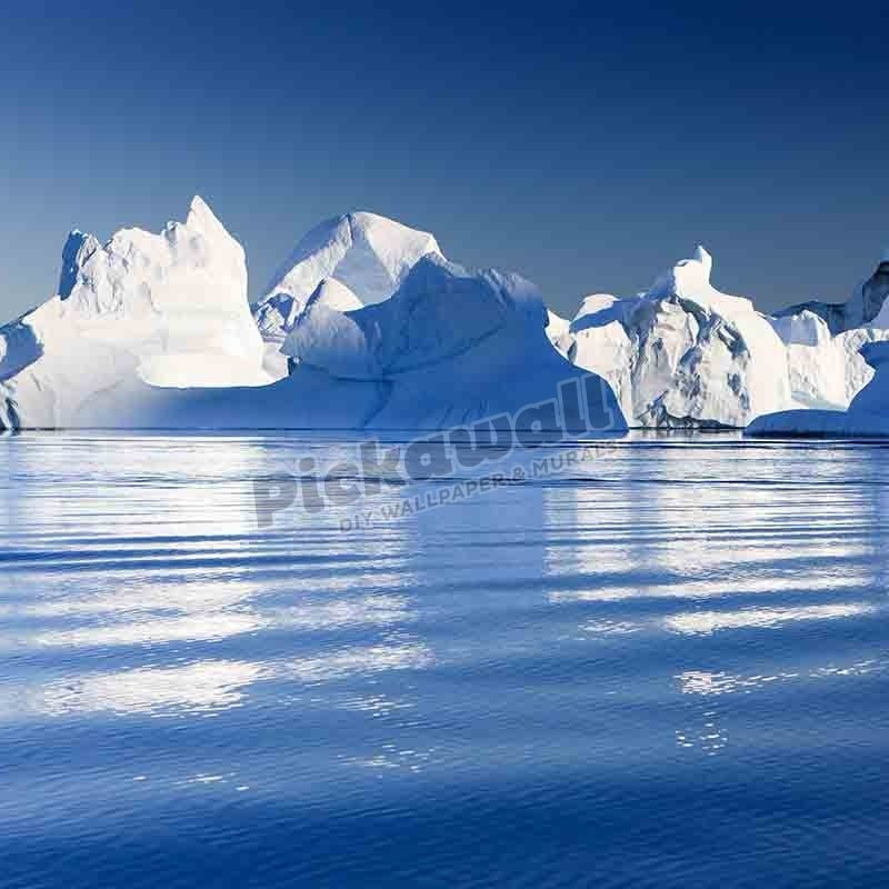 Icebergs at Rode Fjord, Greenland - Pickawall landscape wallpaper mural