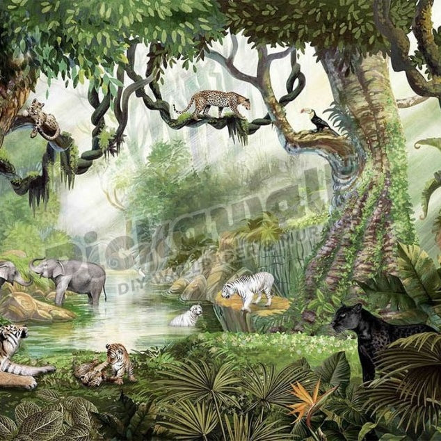 Jungle Cats by Kikki Belle - Pickawall