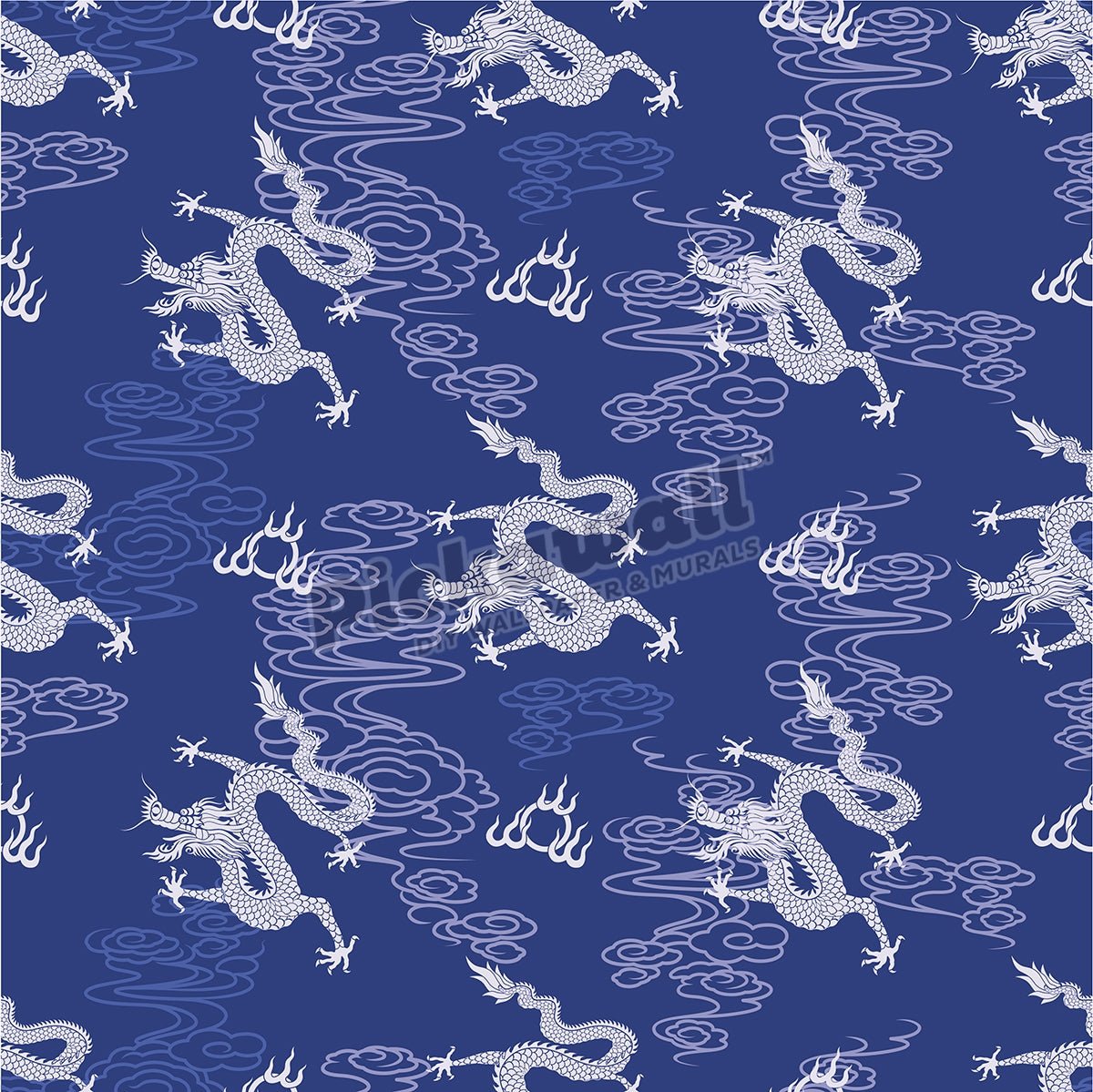 Kids nursery - Dragon Pattern - Pickawall