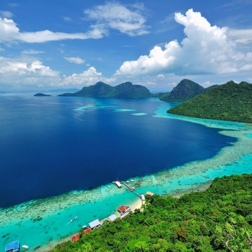 Malaysia, Sabah Borneo island scenic view - Pickawall