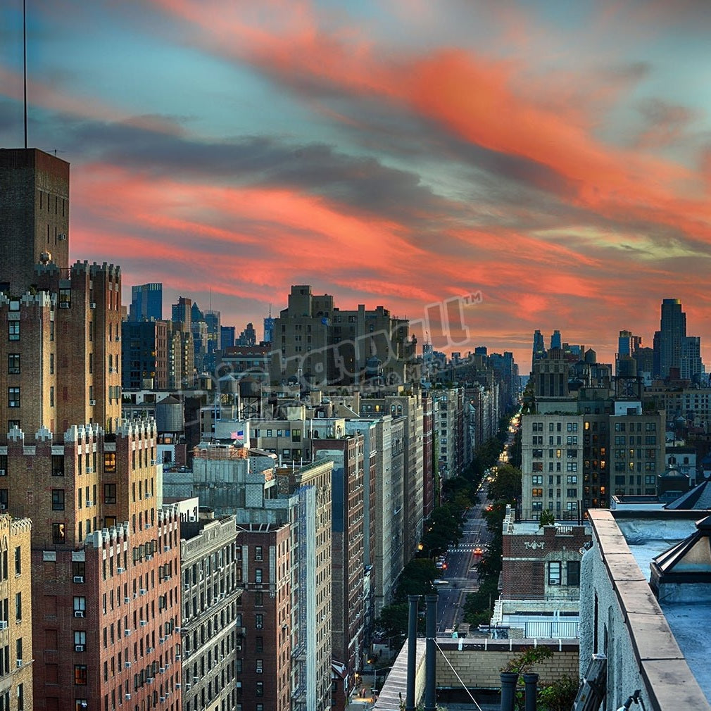 Manhattan at sunset - Pickawall