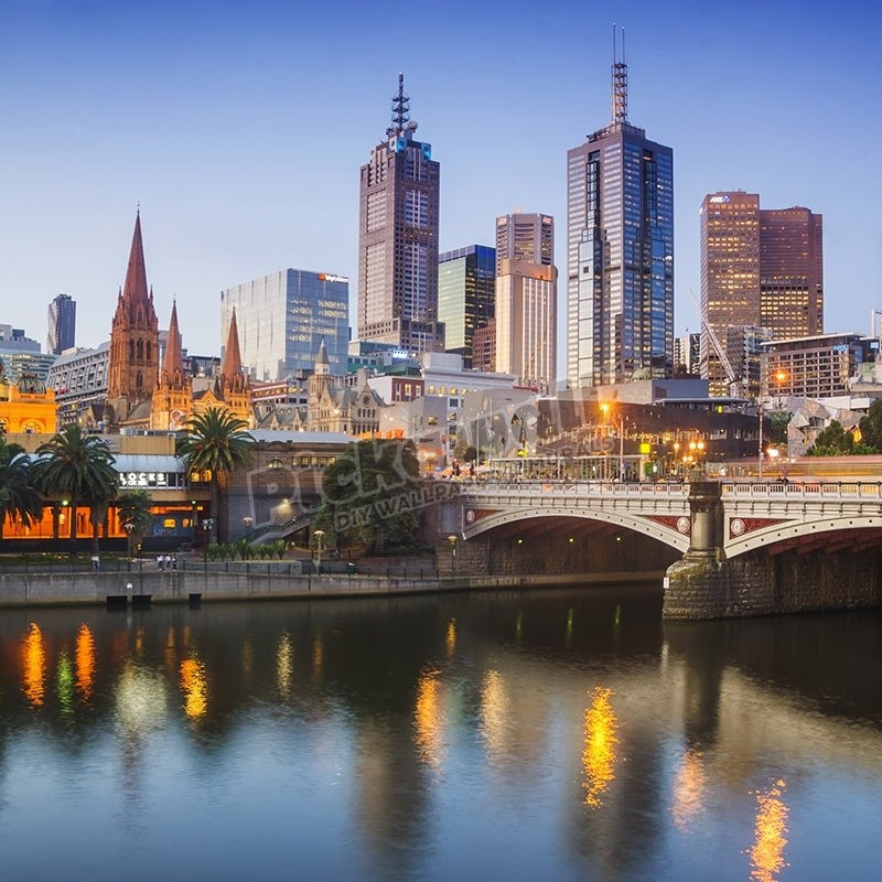 Melbourne at dusk - Pickawall