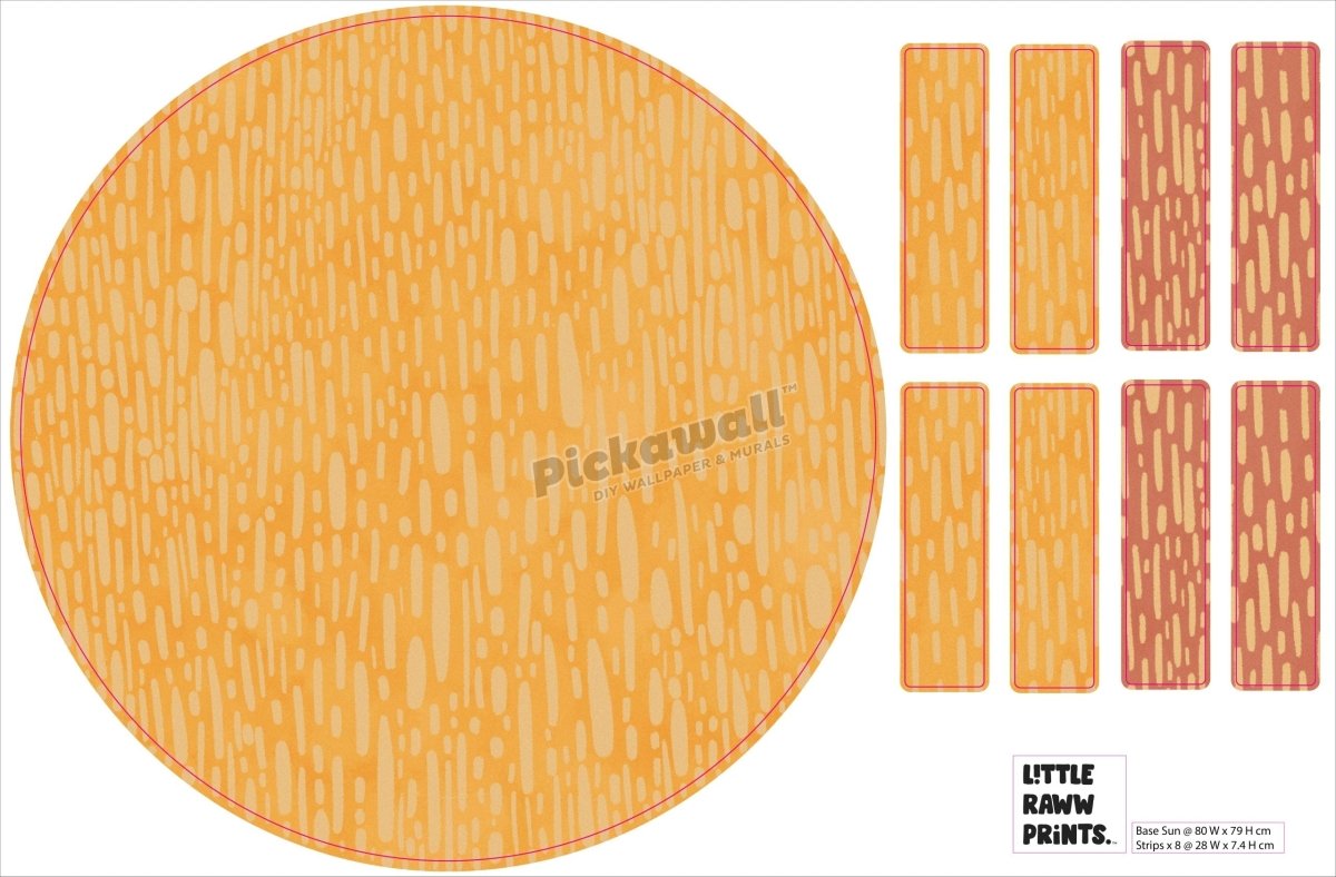 Mini Sun Ray Gold by Little RAWW - Pickawall