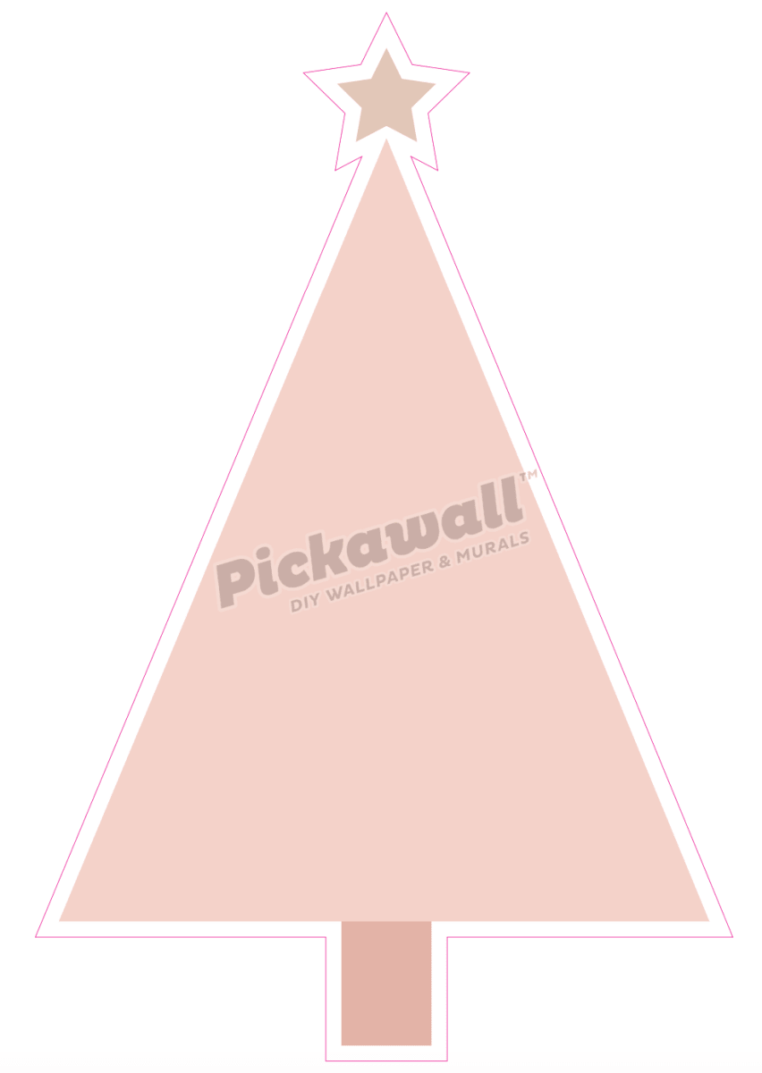 Modern Tree Decals with Baubles - Pickawall