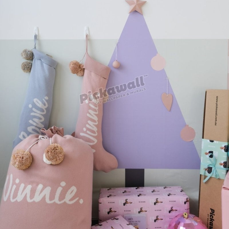 Modern Tree Decals with Baubles - Pickawall