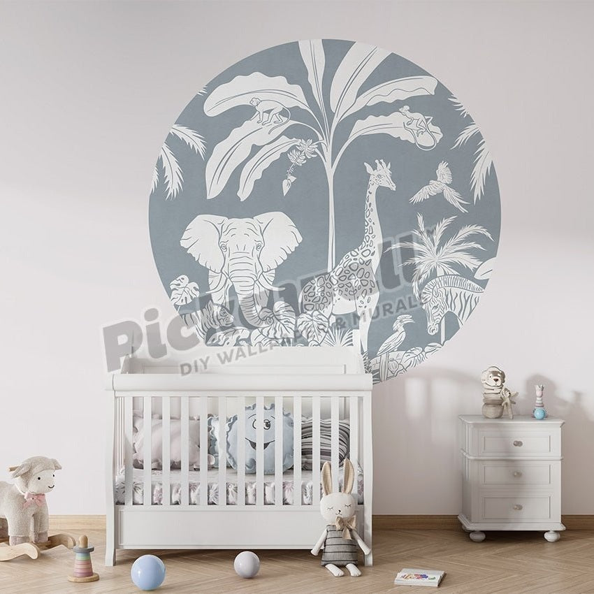 Monochrome Jungle Decal by Kikki Belle - Pickawall