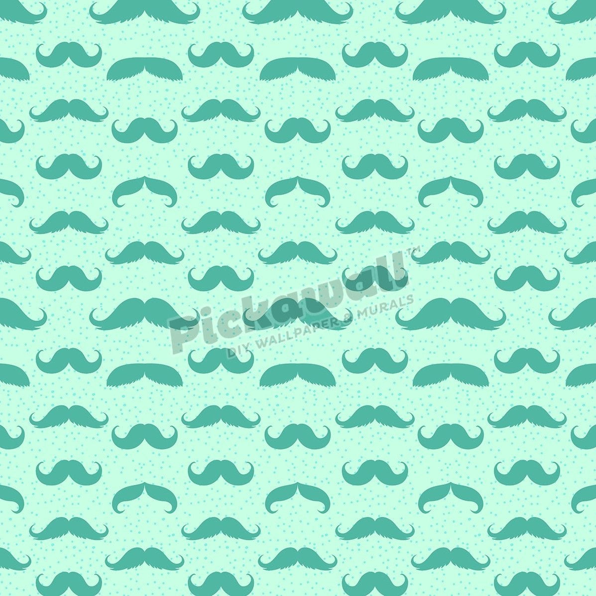 Moustache large and small pattern - Pickawall