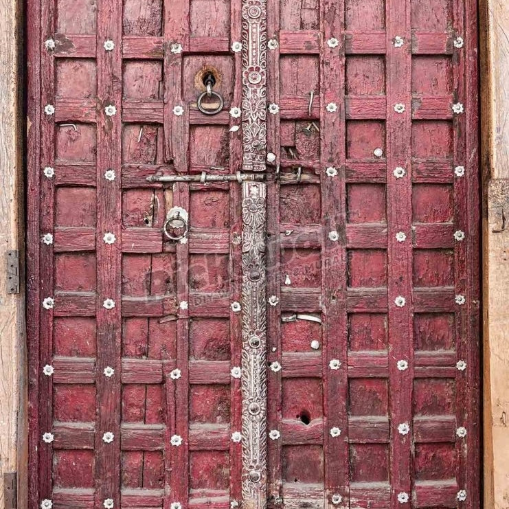 Old Indian Wooden Door - Pickawall