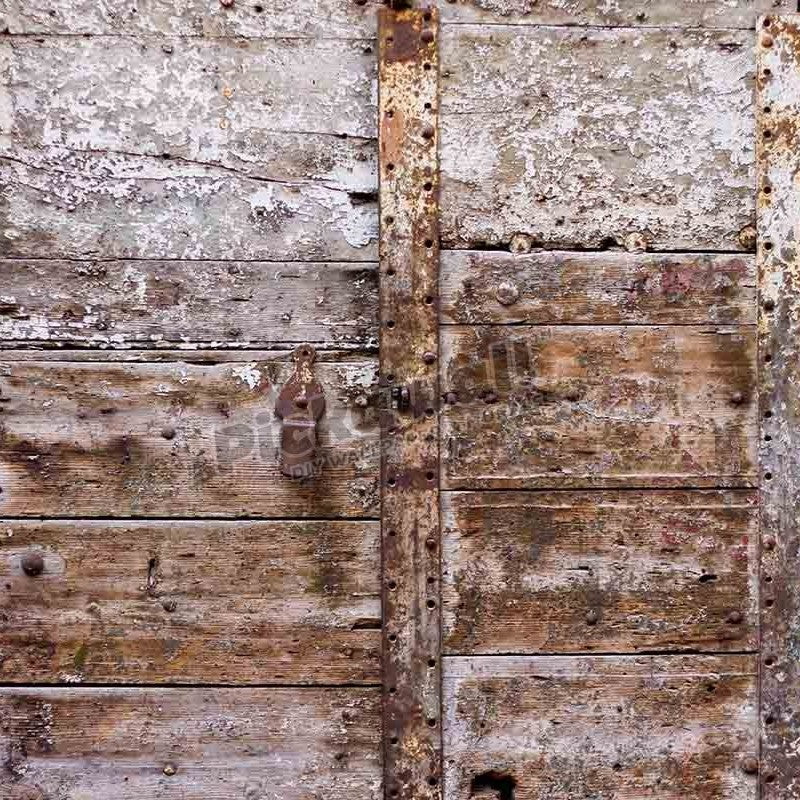Old painted wood with aged texture - Pickawall