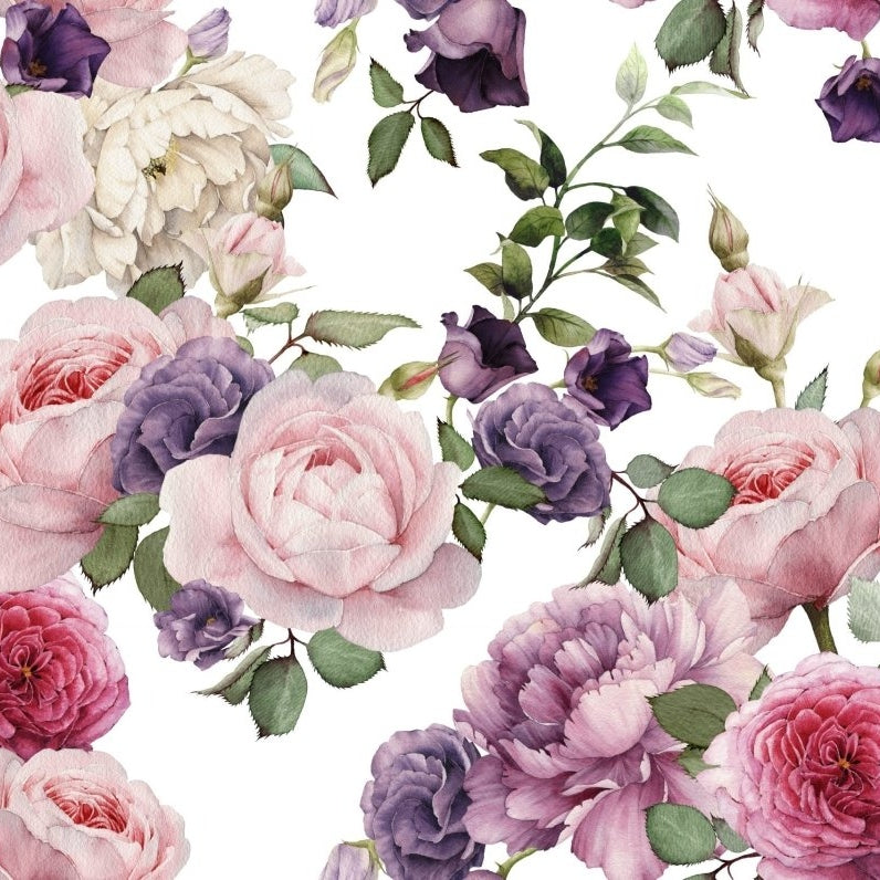 Pale Pink Floral Pattern - Pickawall