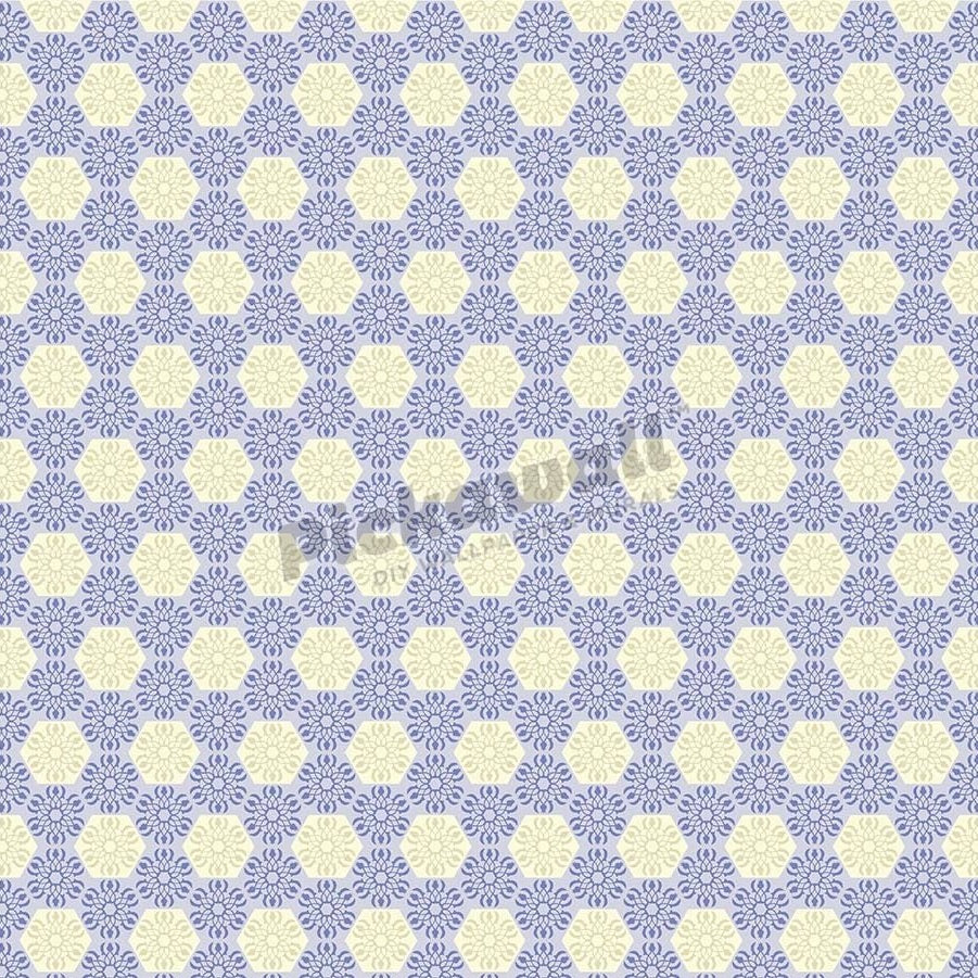 Pastel Purple and Gold Islamic Pattern - Pickawall