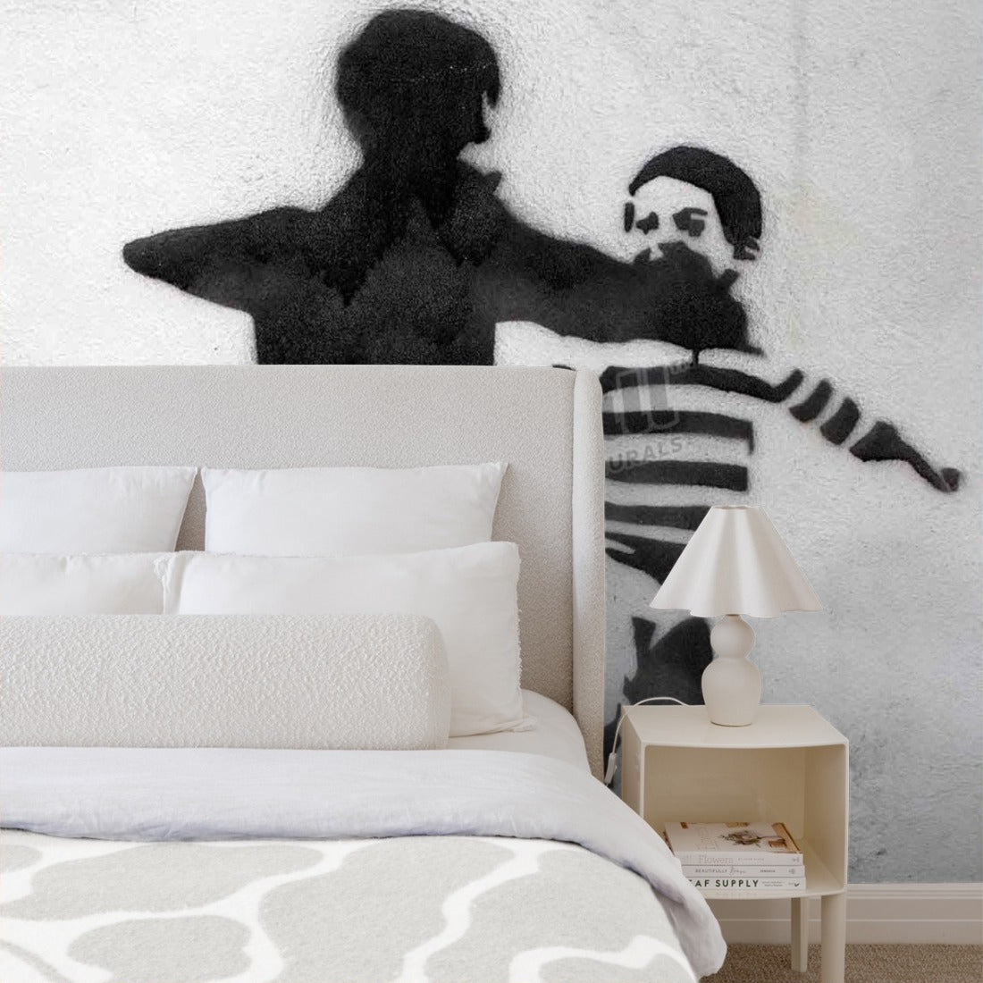 Street art - Children playing wallpaper in a bedroom - Pickawall