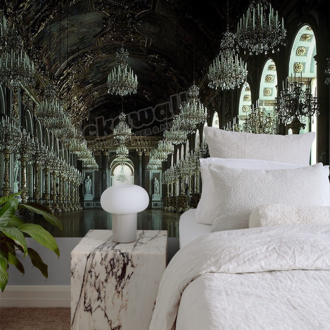 Hall of mirrors, Germany wallpaper in a bedroom - Pickawall