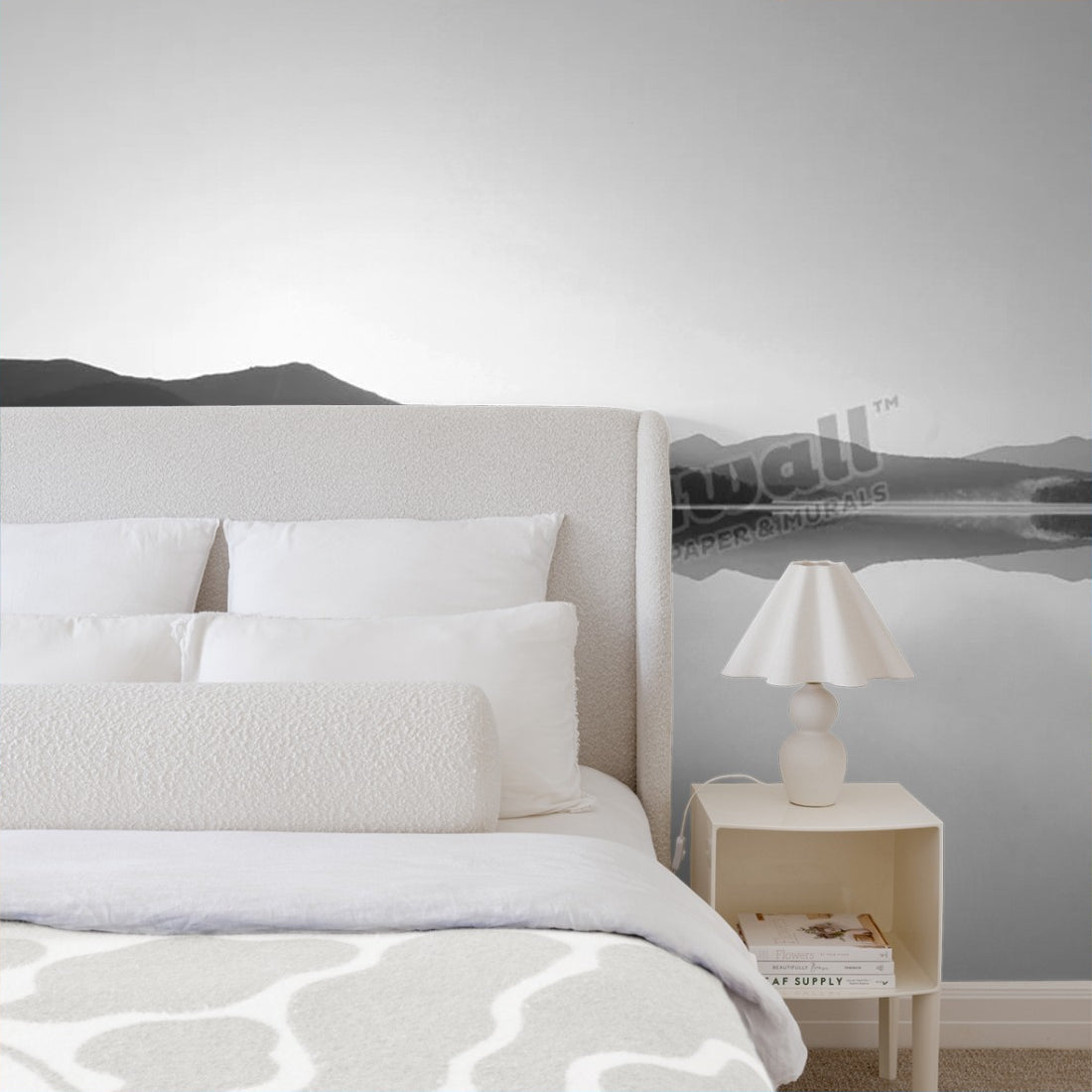 New York State, Lake Placid wallpaper in a bedroom - Pickawall