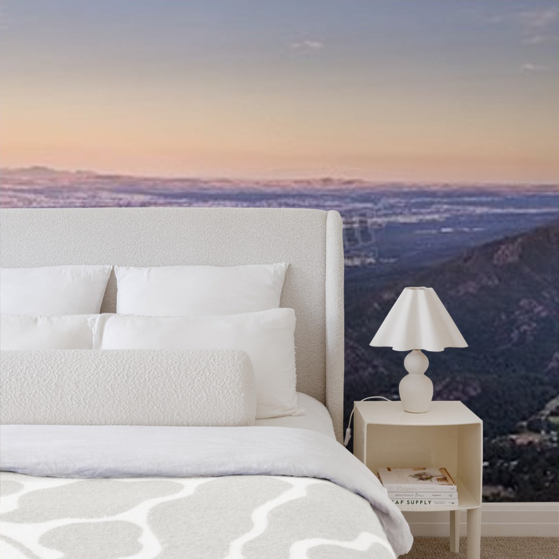 The Grampians Panoramic wallpaper in a bedroom - Pickawall