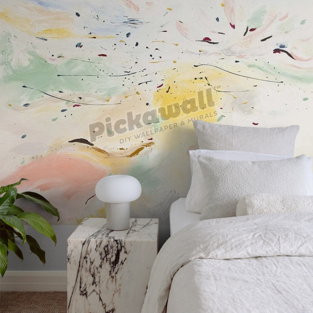 One Magic Day wallpaper in a bedroom - Pickawall