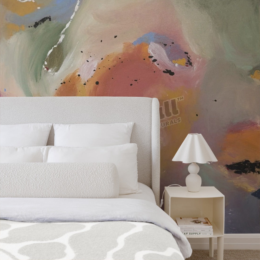 Harmony wallpaper in a bedroom - Pickawall