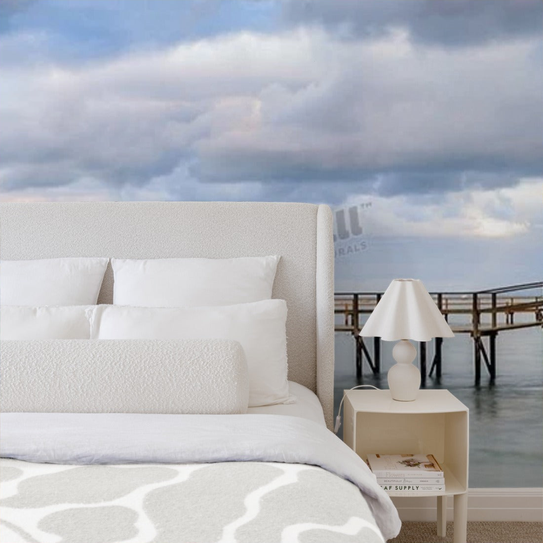 Shelley Beach, Panoramic wallpaper in a bedroom - Pickawall