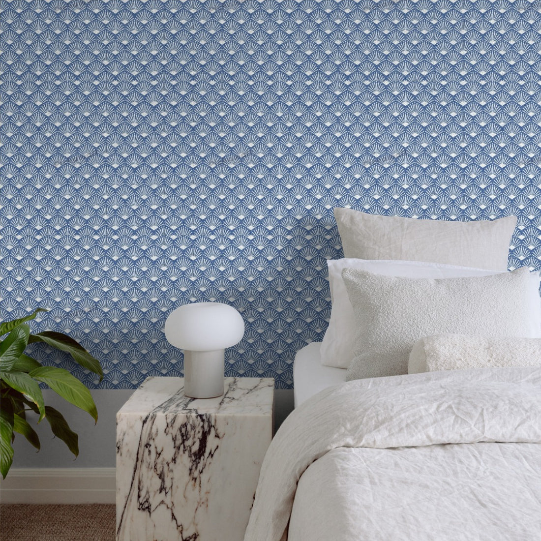 Sunrays Inked by Loren Shoemark wallpaper in a bedroom - Pickawall