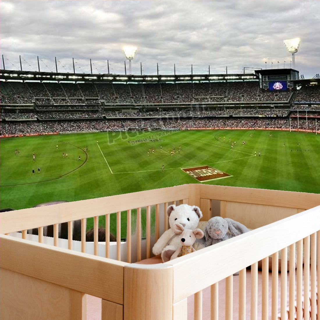 MCG ANZAC Day wallpaper in a nursery - Pickawall
