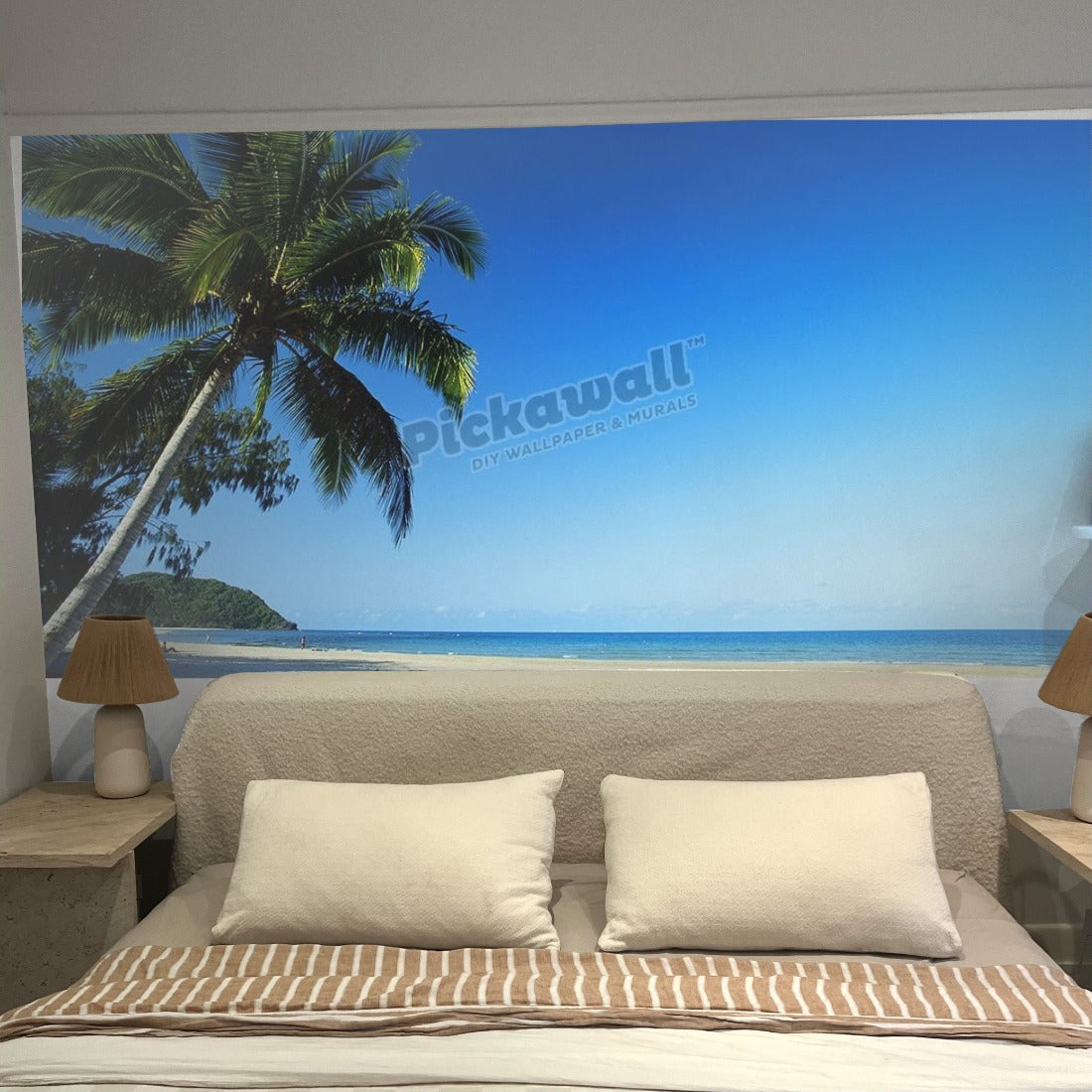 Cape Tribulation wallpaper in a bedroom - Pickawall