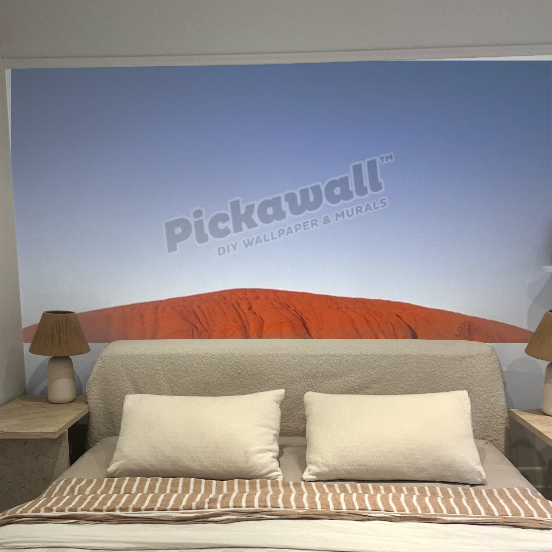 Uluru (Ayers Rock), Australia wallpaper in a bedroom - Pickawall