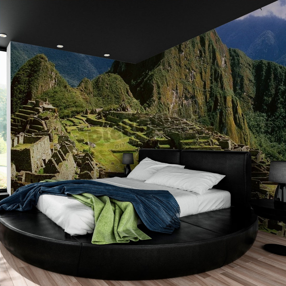 Machu Picchu, the Inca city wallpaper in a bedroom - Pickawall