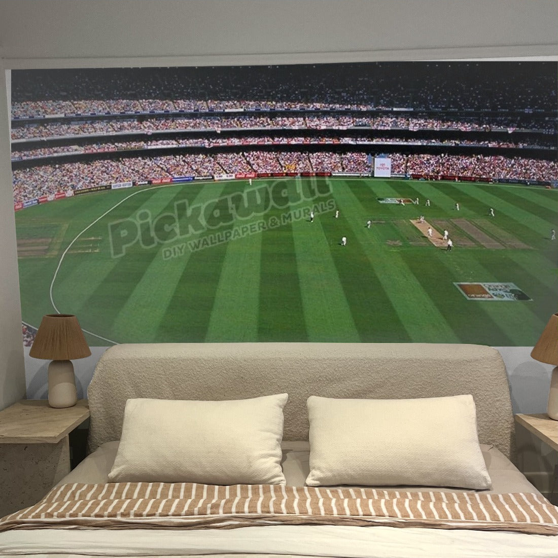 Melbourne Cricket Ground (MCG) Boxing Day Cricket Test (Australia Vs. England) wallpaper in a bedroom - Pickawall