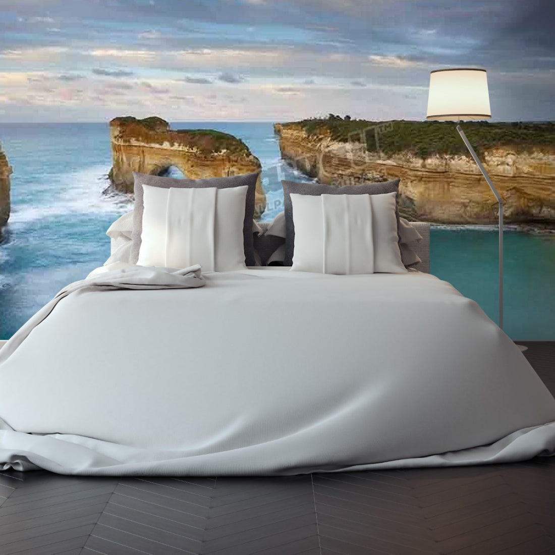 Loch Ard Gorge, Great Ocean Road wallpaper in a bedroom - Pickawall