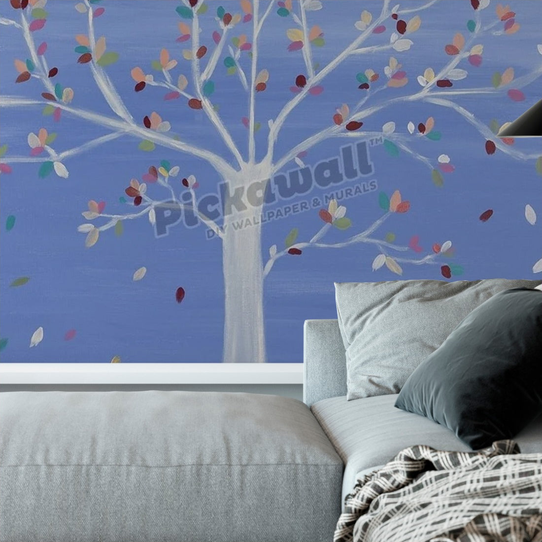 Tree of Life wallpaper in a living room - Pickawall