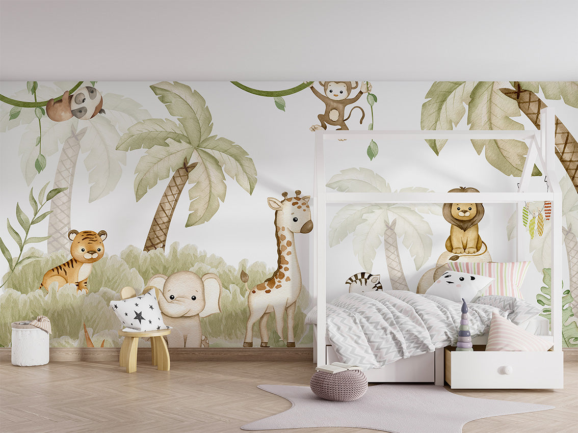 Savannah by Kikki Belle wallpaper room view - Pickawall
