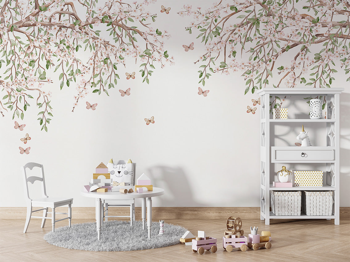 Blooming Blossom by Sir Edward wallpaper room view - Pickawall